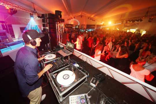 All night long. Die CHIO-Party im Soerser Zelt. Foto: Andreas Steindl.