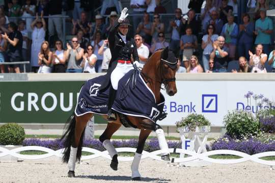 Winner in the Deutsche Bank Prize 2022, Cathrine Dufour, Photo: CHIO Aachen/Michael Strauch