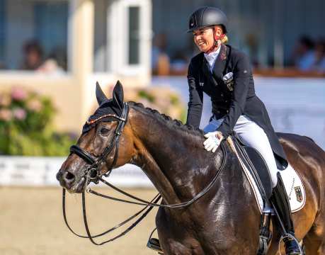 Jessica von Bredow-Werndl und TSF Dalera BB kommen nach Aachen. Foto: CHIO Aachen/ Arnd Bronkhorst 