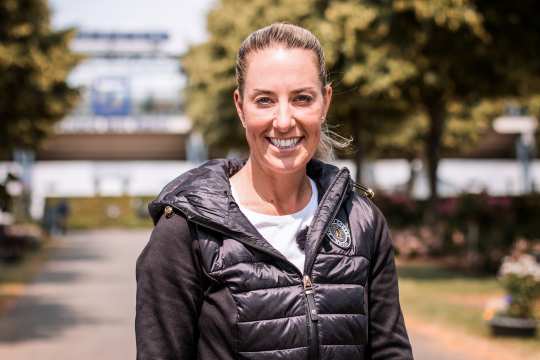 Die dreifache Olympiasiegerin Charlotte Dujardin (GBR).  Foto: CHIO Aachen/Franziska Sack