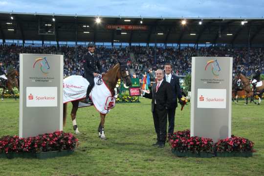 Siegerehrung Sparkassen-Youngsters-Cup Foto: CHIO Aachen / Michael Strauch