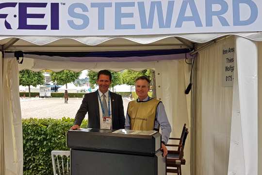 Contact persons for the spectators: The info stewards. Photo: CHIO Aachen
