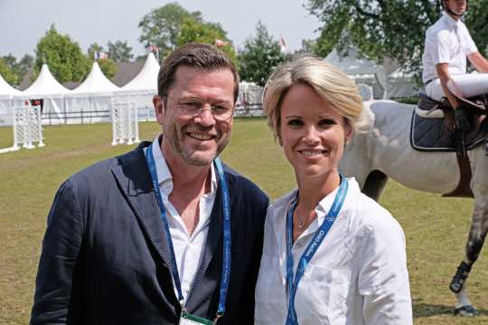 Karl-Theodor and Stephanie zu Guttenberg at CHIO Aachen 2018.