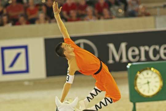 Jannis Drewell bei der FEI EM Aachen 2015