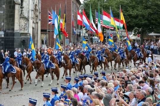 CHIO Aachen 2016
Empfang des Partnerlandes Schweden auf dem Aachener Markt