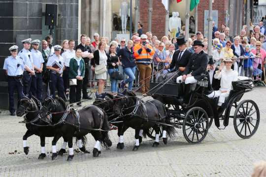 CHIO Aachen 2016
Empfang des Partnerlandes Schweden auf dem Aachener Markt