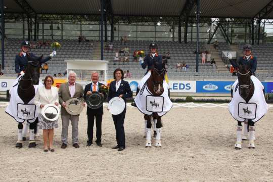 Siegerehrung Preis der Liselott und Klaus Rheinberger Stiftung / Foto: CHIO Aachen / Michael Strauch