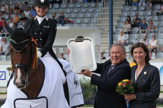 Prize giving ceremony Prize of Liselott and Klaus Rheinberger Foundation Photo: CHIO Aachen / Michael Strauch