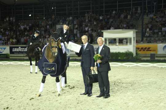 Prize giving ceremony Lindt-Prize Photo: CHIO Aachen / Michael Strauch