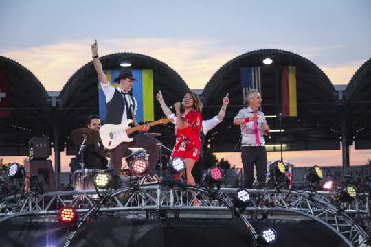 Die Hermes House Band bei der CHIO Aachen Eröffnungsfeier 2016.