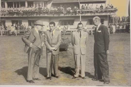 Am Rande der WM Aachen 1956. Foto: CHIO Aachen/ Archiv