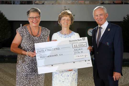 Hilde Hanf (links), Ursula Reisgen and Carl Meulenbergh. Photo: CHIO Aachen/ Andreas Steindl