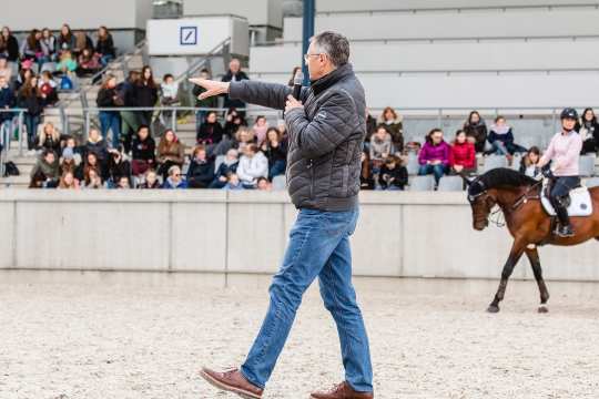 Springtraining mit Otto Becker beim 2. CHIO Aachen-Bloggertreffen. Foto: @fs_bildpoesie/ Franziska Sack