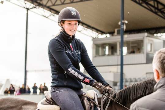 Springtraining mit Otto Becker beim 2. CHIO Aachen-Bloggertreffen. Foto: @fs_bildpoesie/ Franziska Sack