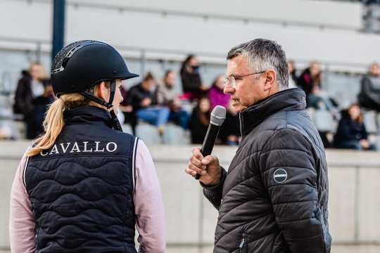 Springtraining mit Otto Becker beim 2. CHIO Aachen-Bloggertreffen. Foto: @fs_bildpoesie/ Franziska Sack