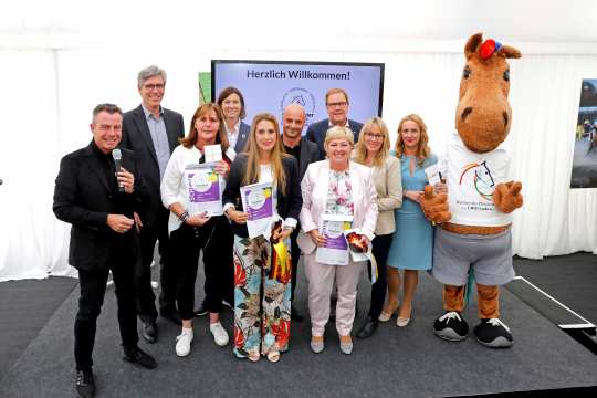 Die Sieger des Schaufensterwettbewerbs 2019. Foto: CHIO Aachen/ Andreas Steindl