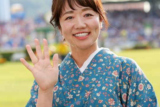 Dressurreiterin Akane Kuroki im Aachener Hauptstadion. Foto: Andreas Steindl