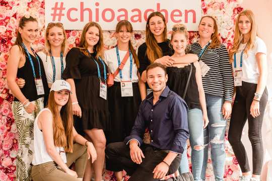 The bloggers at the CHIO Aachen 2019.