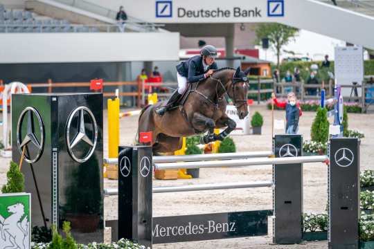 Bertram Allen and „Pacino Amiro“. Foto: Aachen International Jumping/ Arnd Bronkhorst