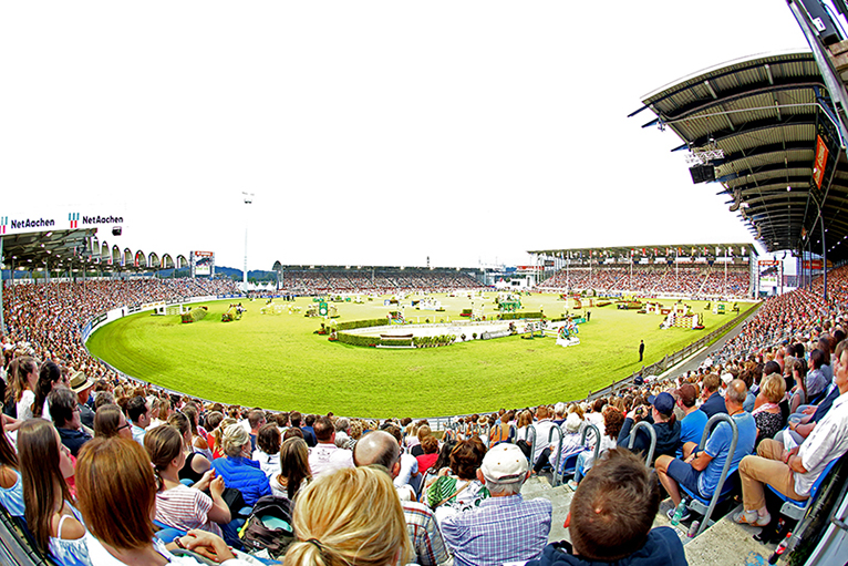 The FEI Youth Championships are going to be staged in the Main Stadium of the CHIO Aachen. Photo: Michael Strauch