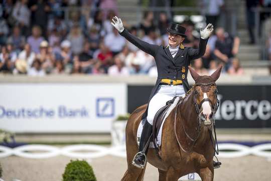 Isabell Werth. Foto: CHIO Aachen CAMPUS/ Arnd Bronkhorst