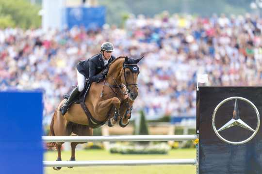 Ben Maher in the saddle of "Explosion" at the last CHIO Aachen.