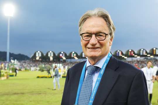 Frank Kemperman, Show Director and Chairman of the Board of the Aachen-Laurensberger Rennverein e.V. Photo: Andreas Steindl