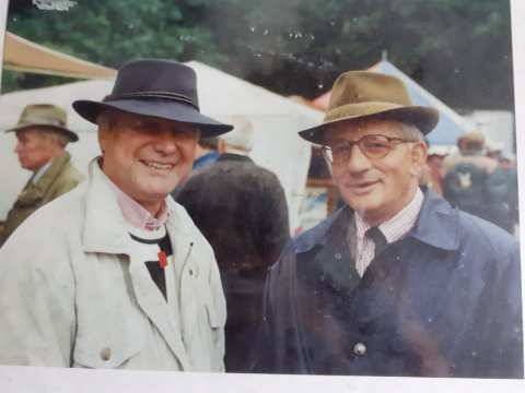 Dieter Ludwig und Hans Günter Winkler (rechts).