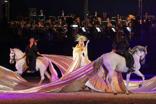 Fantasie, Pferde und das Sinfonieorchester Aachen: Willkommen bei Pferd & Sinfonie beim CHIO Aachen. Foto: Andreas Steindl