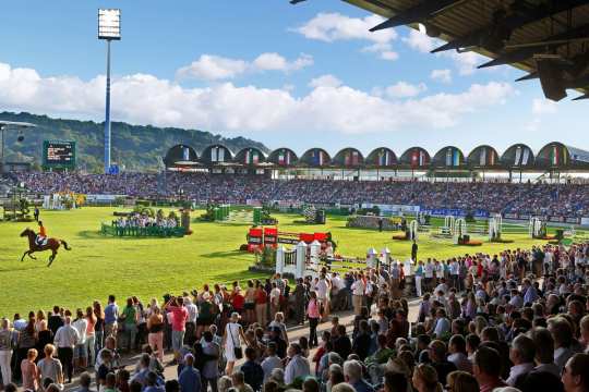 Am schönsten ist es aber immer noch im Stadion. Foto: CHIO Aachen 