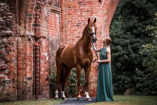 Sandra Auffarth fin the current CHIO Aachen-Magazine. Photograph: CHIO Aachen/ Franziska Sack