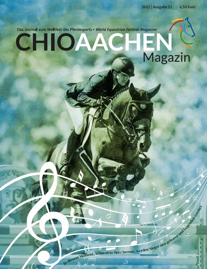 The cover of the current CHIO Aachen Magazine.