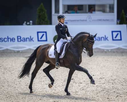 Ingrid Klimke und ihren Franziskus beim CHIO Aachen 2022. Foto: CHIO Aachen/Arnd Bronkhorst