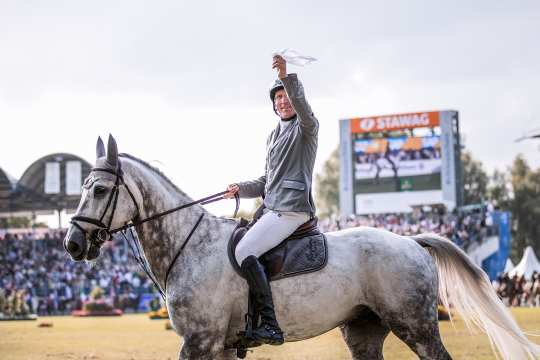 Ludger Beerbaum at his farewell ceremony. Photo: CHIO Aachen/ Franziska Sack